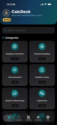 Maritime Master - CalcDeck iPhone screenshot
