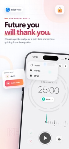 Pomodoro Focus Timer: Deeply Screenshot 6 of 10