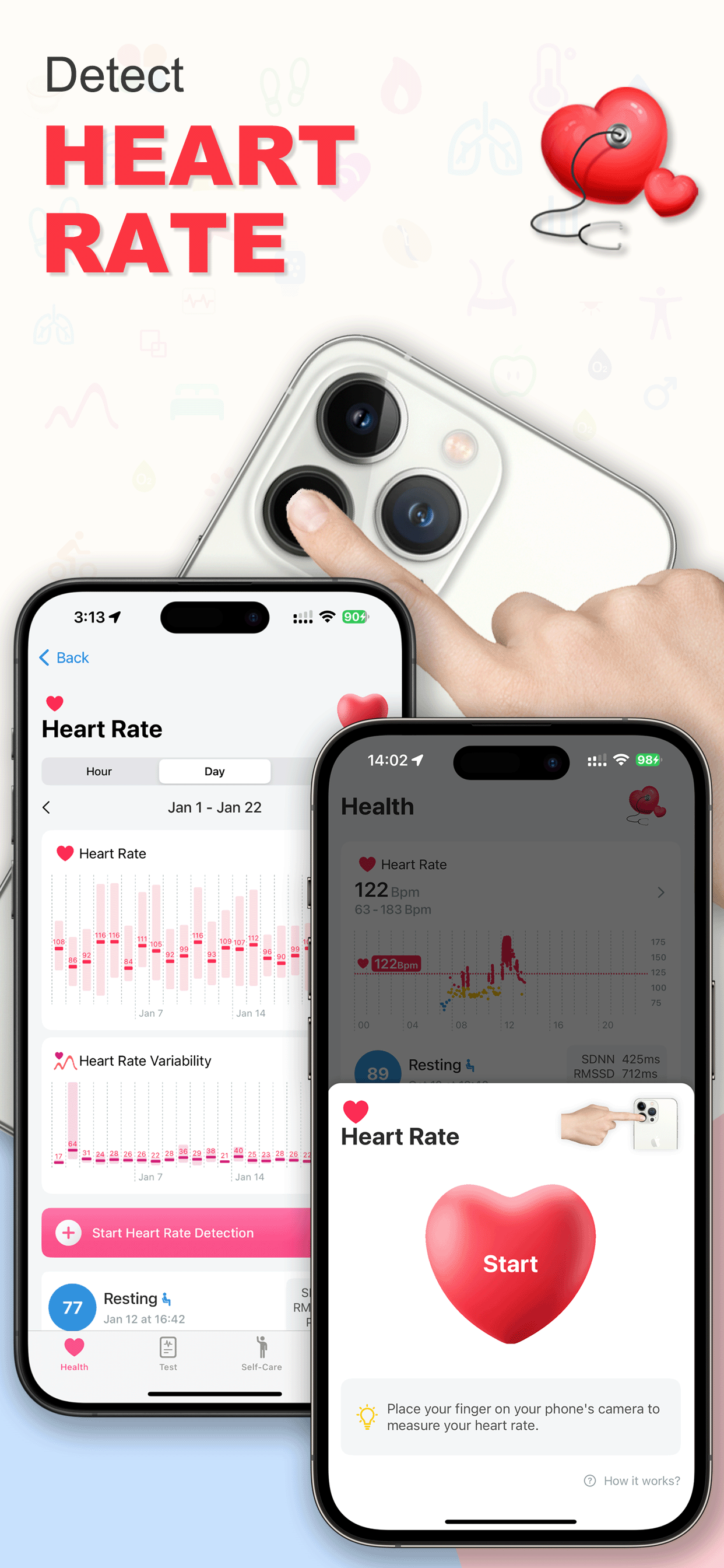 iHeart: Heart Rate & Pressure