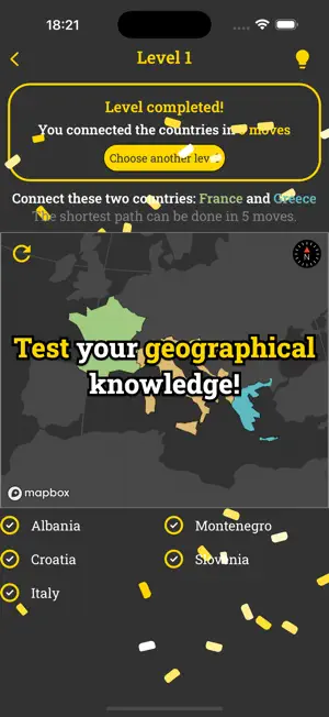 Geo Quiz & World Map - romap screenshot 4