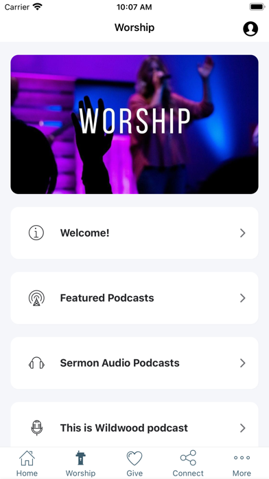 Wildwood Community Church Screenshot