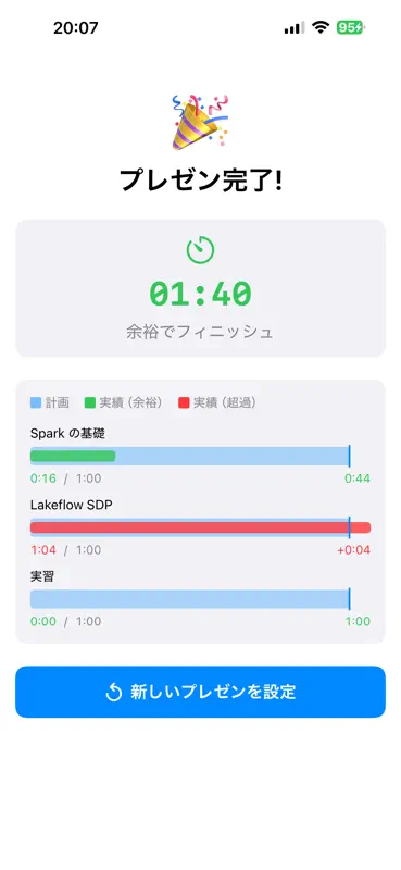 TimePacer: プレゼンタイマー screenshot 4 of 6