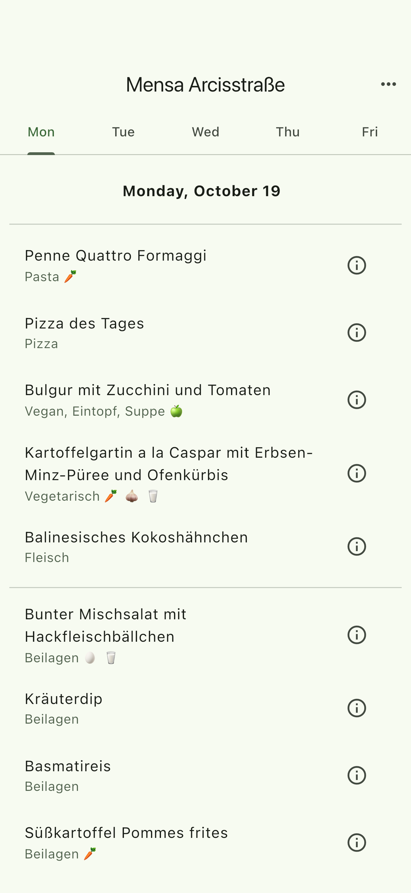 Canteens Munich