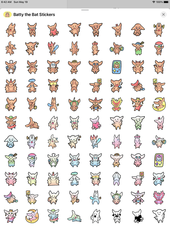 Screenshot #5 pour Batty the Bat Stickers