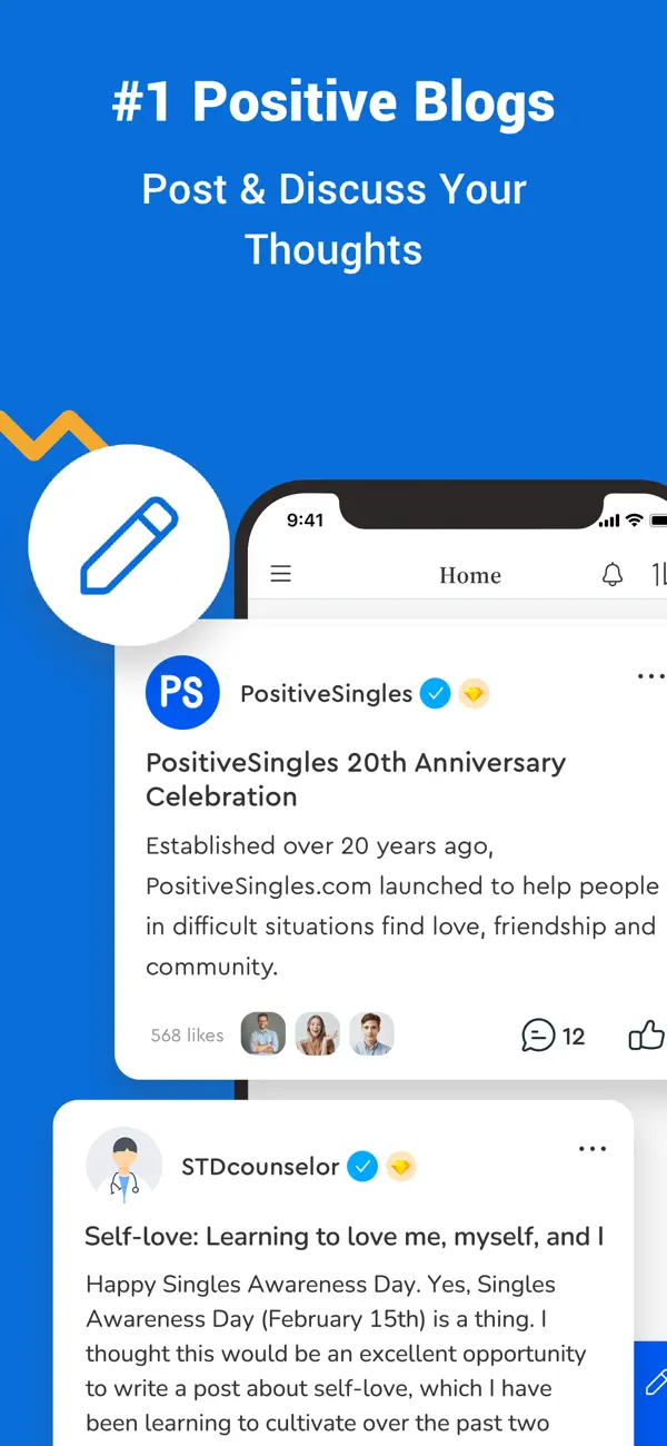 Screenshot #3 pour Positive Singles®: Herpes Date