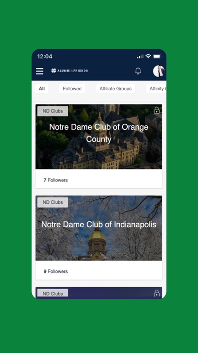 myNotreDame iPhone screenshot 2 - Social Networking app