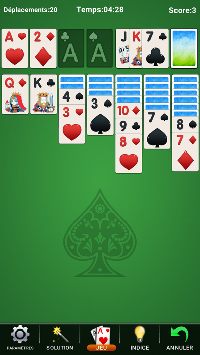 Screenshot #1 pour Solitaire Klondike 777