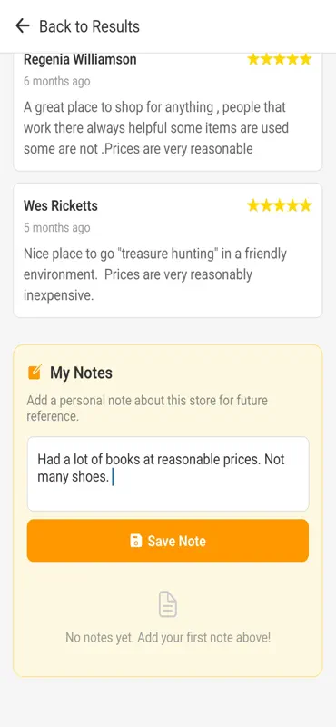 Thrift Store Finder Pro screenshot 2 of 6