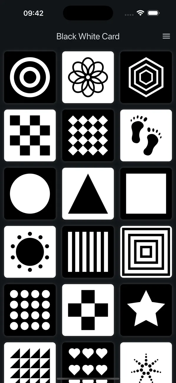 Screenshot #2 pour Black White Card