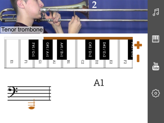 2D Trombone Slide Positions iPad screenshot 3 - Education app