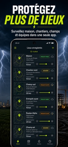 Lightning Strikes Map iPhone screenshot 4