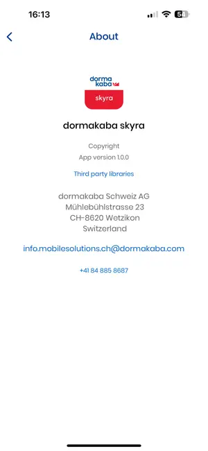 dormakaba skyra screenshot 1