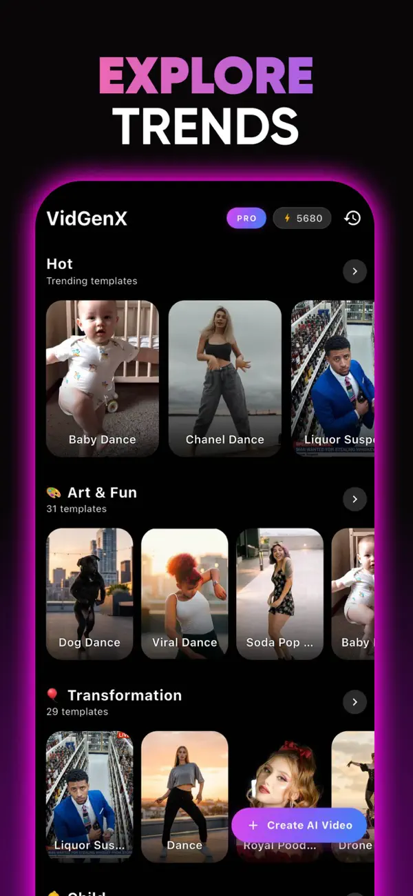 #1. VidGenX - AI Video Generator (iOS) 由: Mustafa Fidan