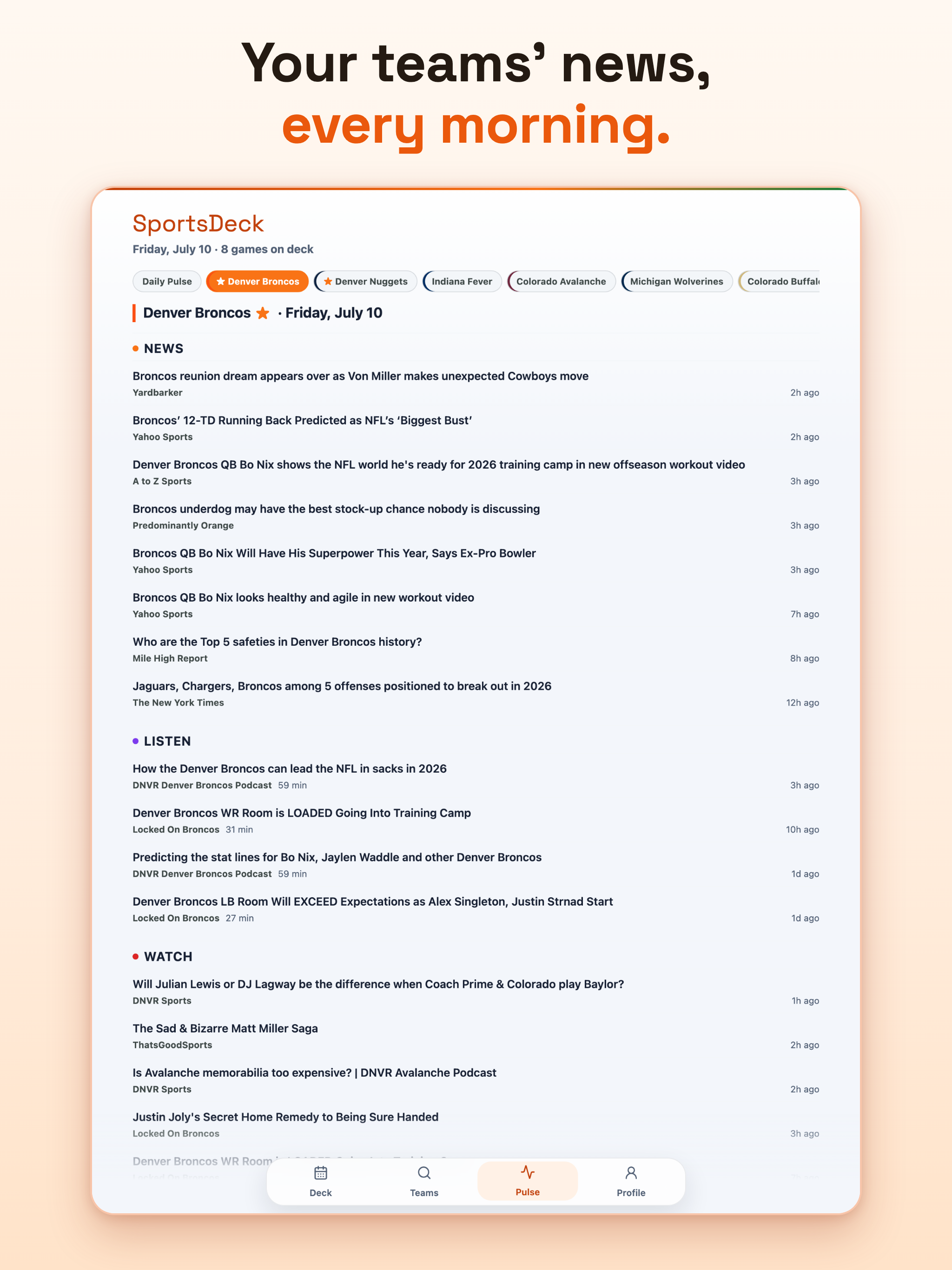 SportsDeck screenshot 10