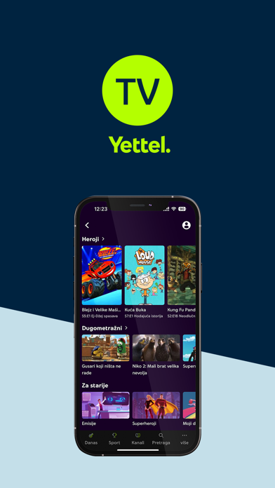 Yettel TV Screenshot