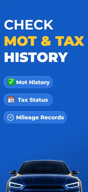 Car Mot & Tax Checker UK screenshot 1
