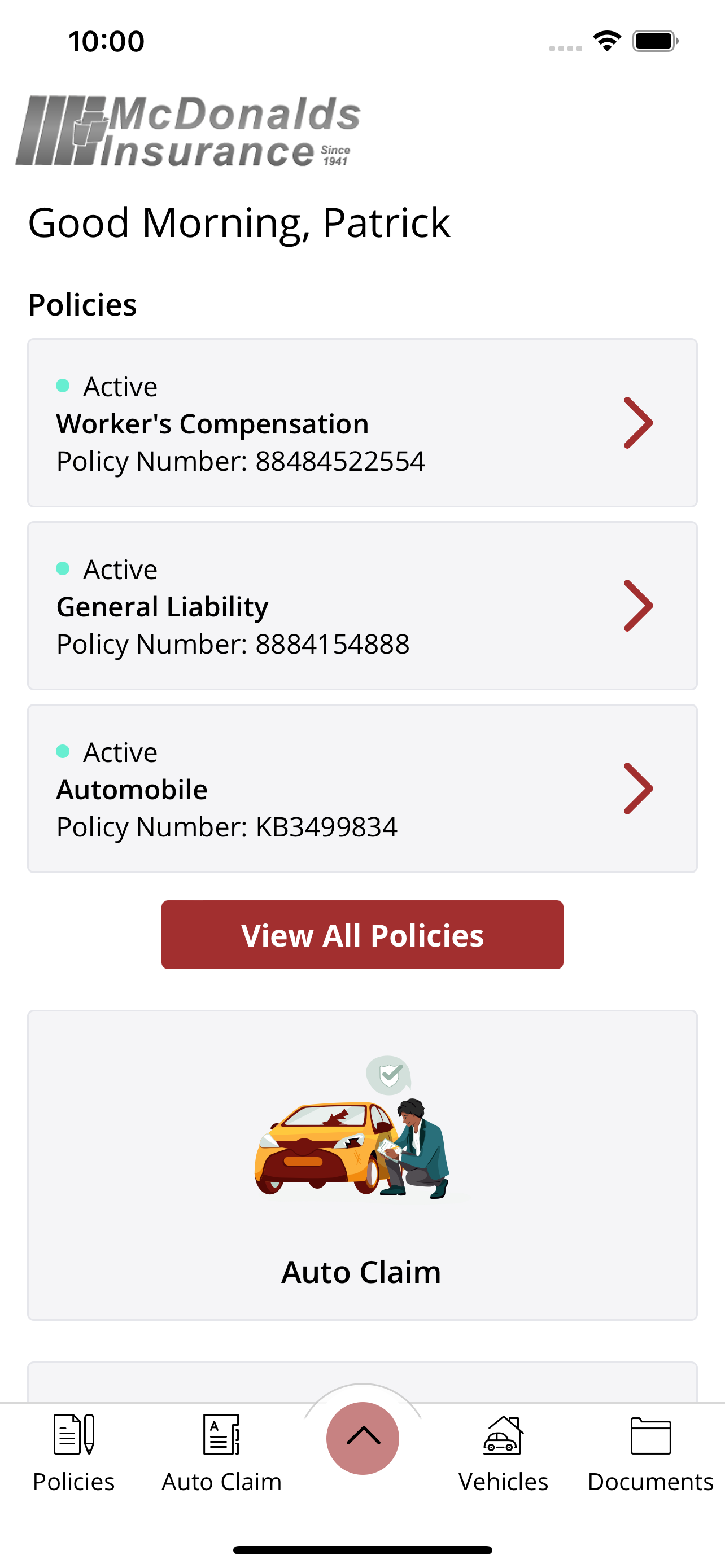 McDonalds Insurance