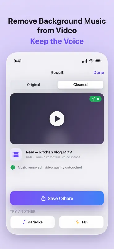 Music Remover: Video & Voice screenshot 1 of 6