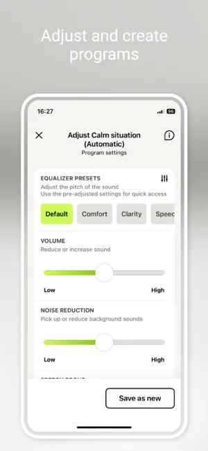 myPhonak screenshot 2