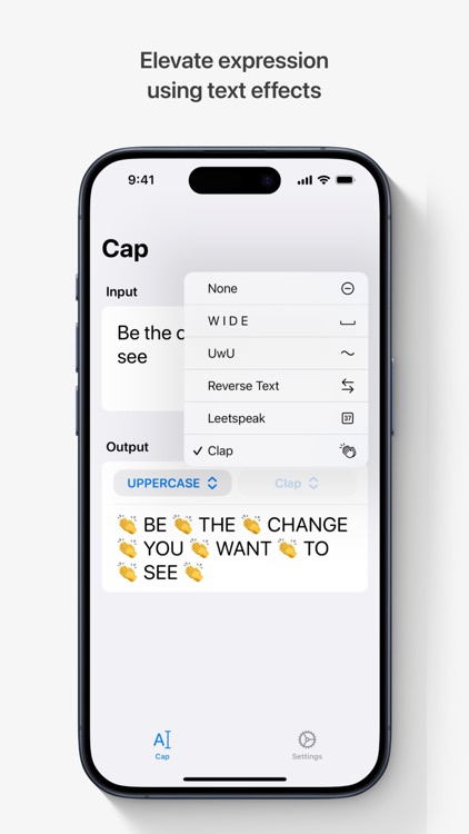 No Cap: Text Editor