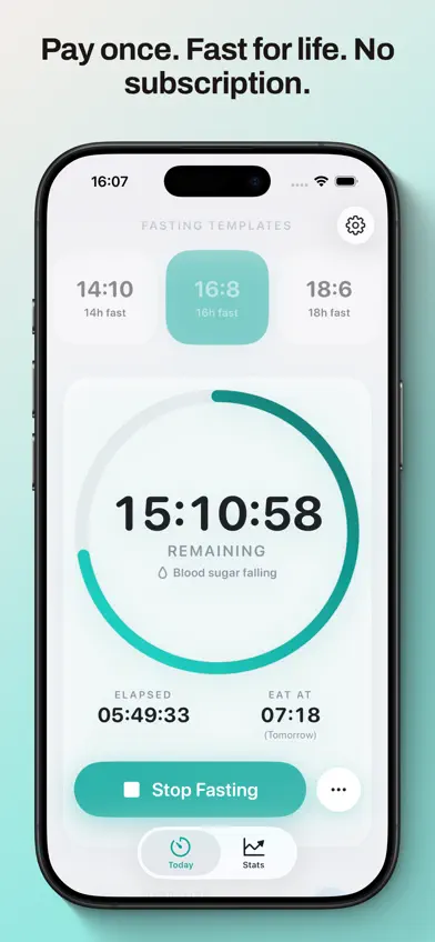 Intermittent Fasting - Fasted screenshot 1