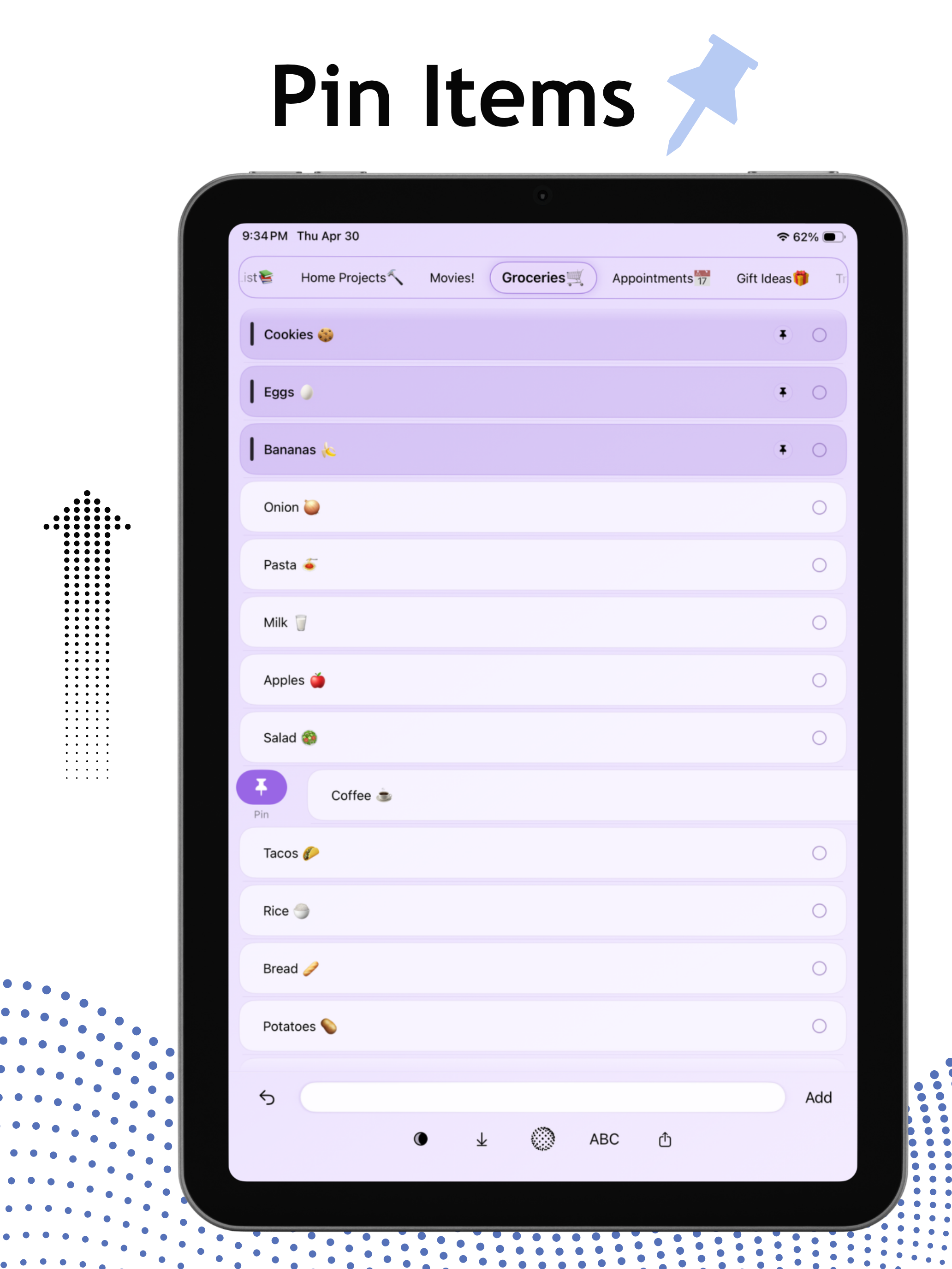 DotList