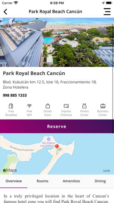 Park Royal Hotels & Resorts Screenshot