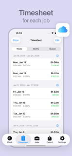 Hours Tracker: Time and Pay screenshot 2