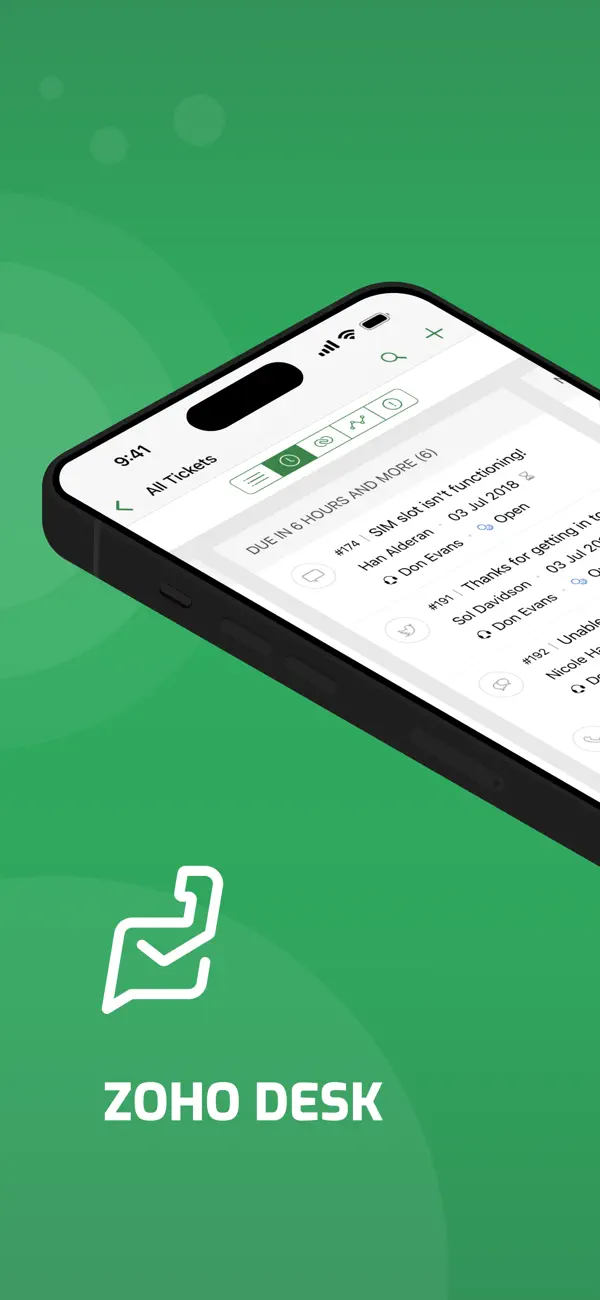 Screenshot #1 pour Zoho Desk