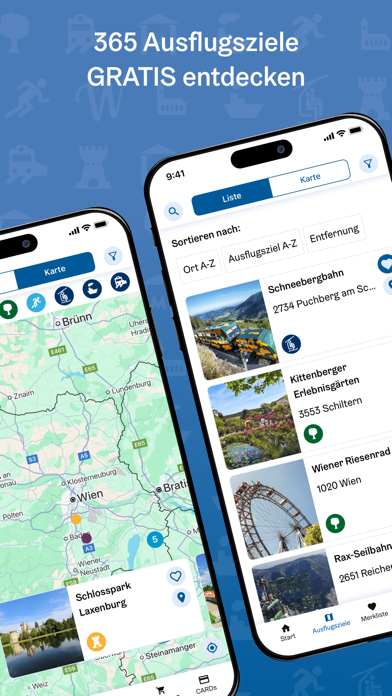 NÖ-CARD iPhone screenshot 4 - Travel app