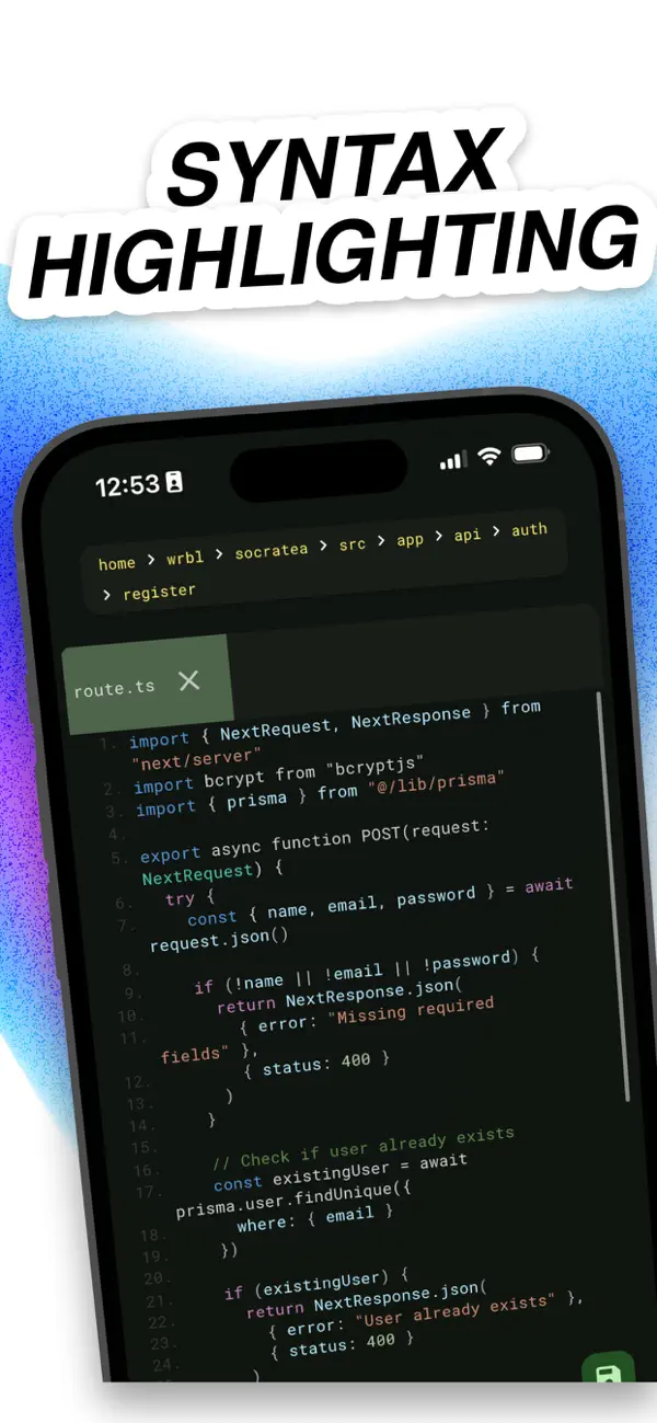 #3. Codeusse: SSH Client (iOS) Göre: Marcin Wroblewski