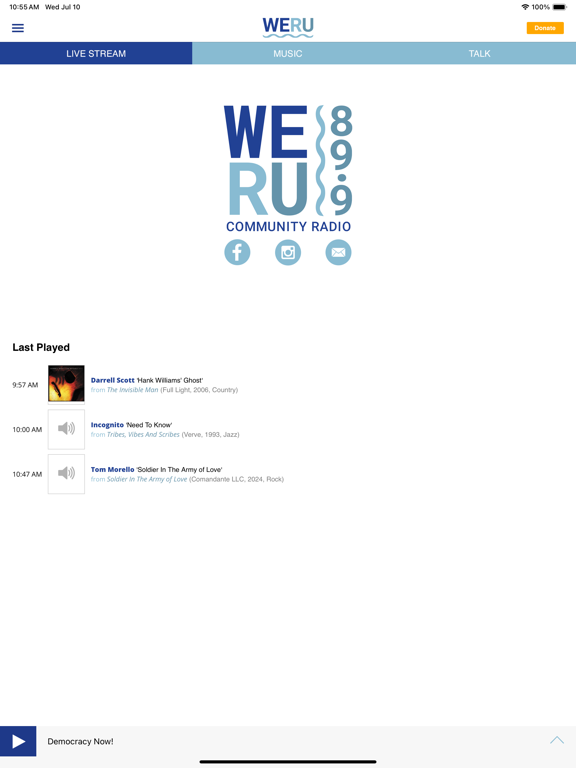 Screenshot #4 pour WERU Community Radio App