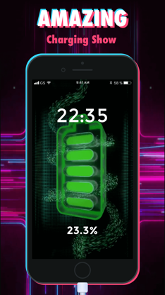 Charging Animation & Wallpaper screenshot 1