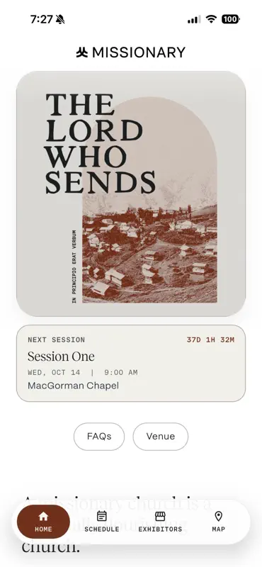 Missionary National Conference screenshot 1 of 4