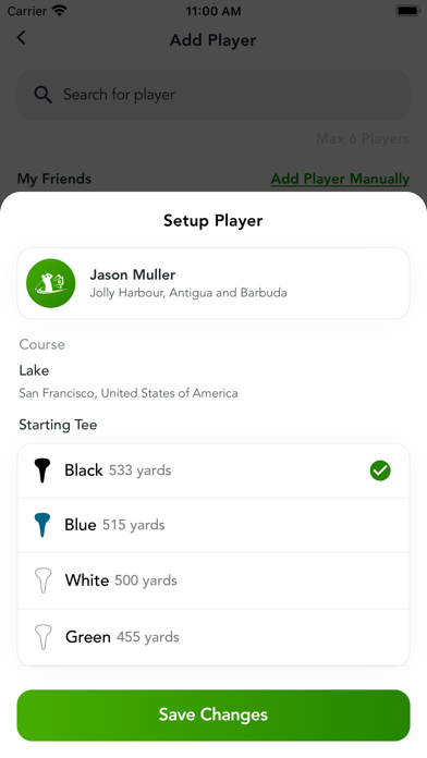 Press Golf App Screenshot