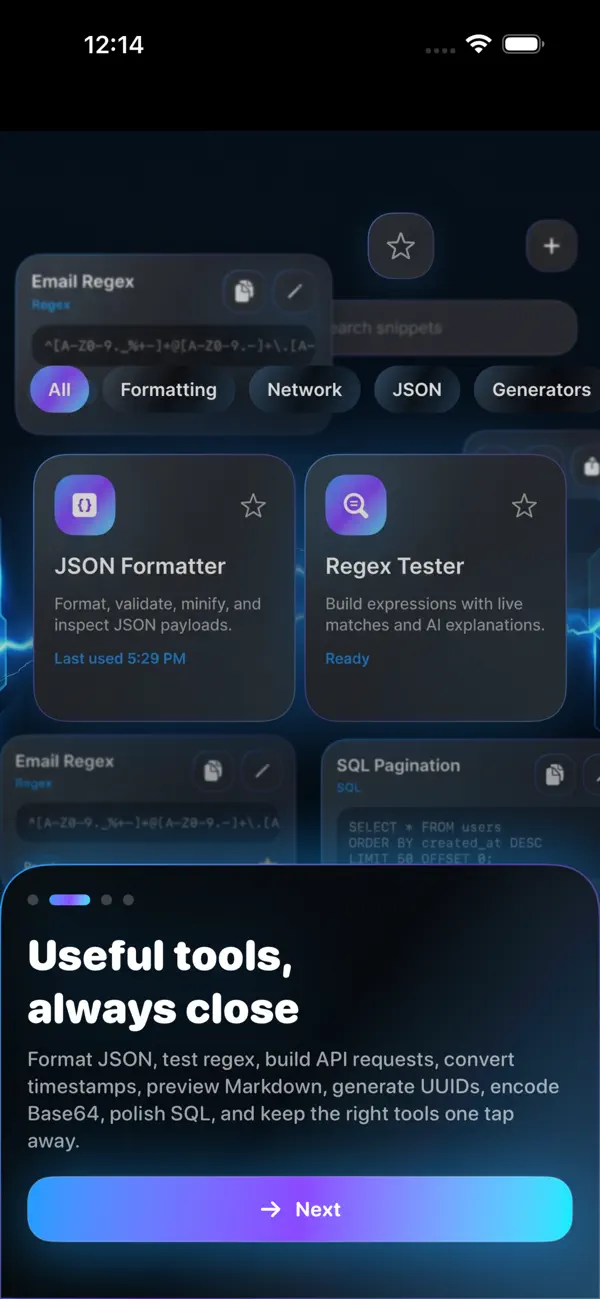 #3. One Dev Tools (iOS) 由: Selma Lindqvist