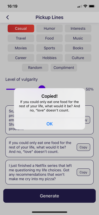 DateSmart - Phrases for Dating Screenshot 2 of 10