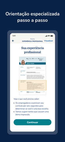 Meu Currículo Perfeito: CVs iPhone screenshot 7