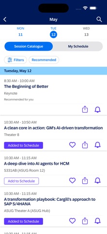 SAP Events Screenshot 5 of 5
