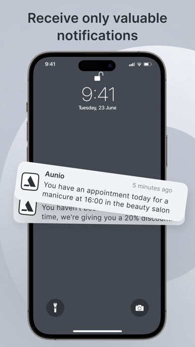 Aunio - online-booking Screenshot