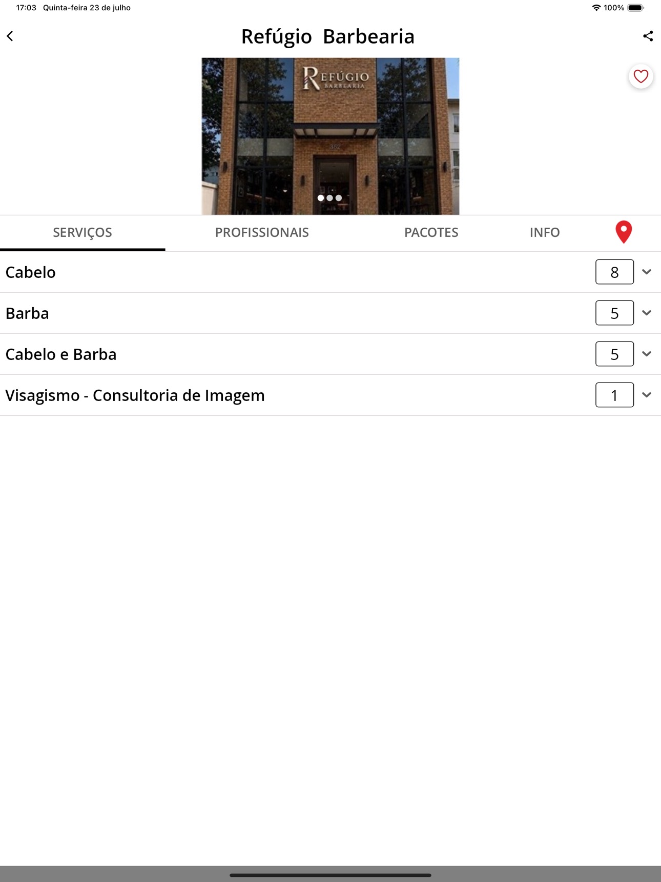 Screenshot 7 of Refúgio Barbearia
