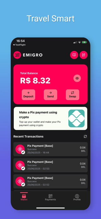 Emigro | Pay Without Borders Screenshot 3 of 9