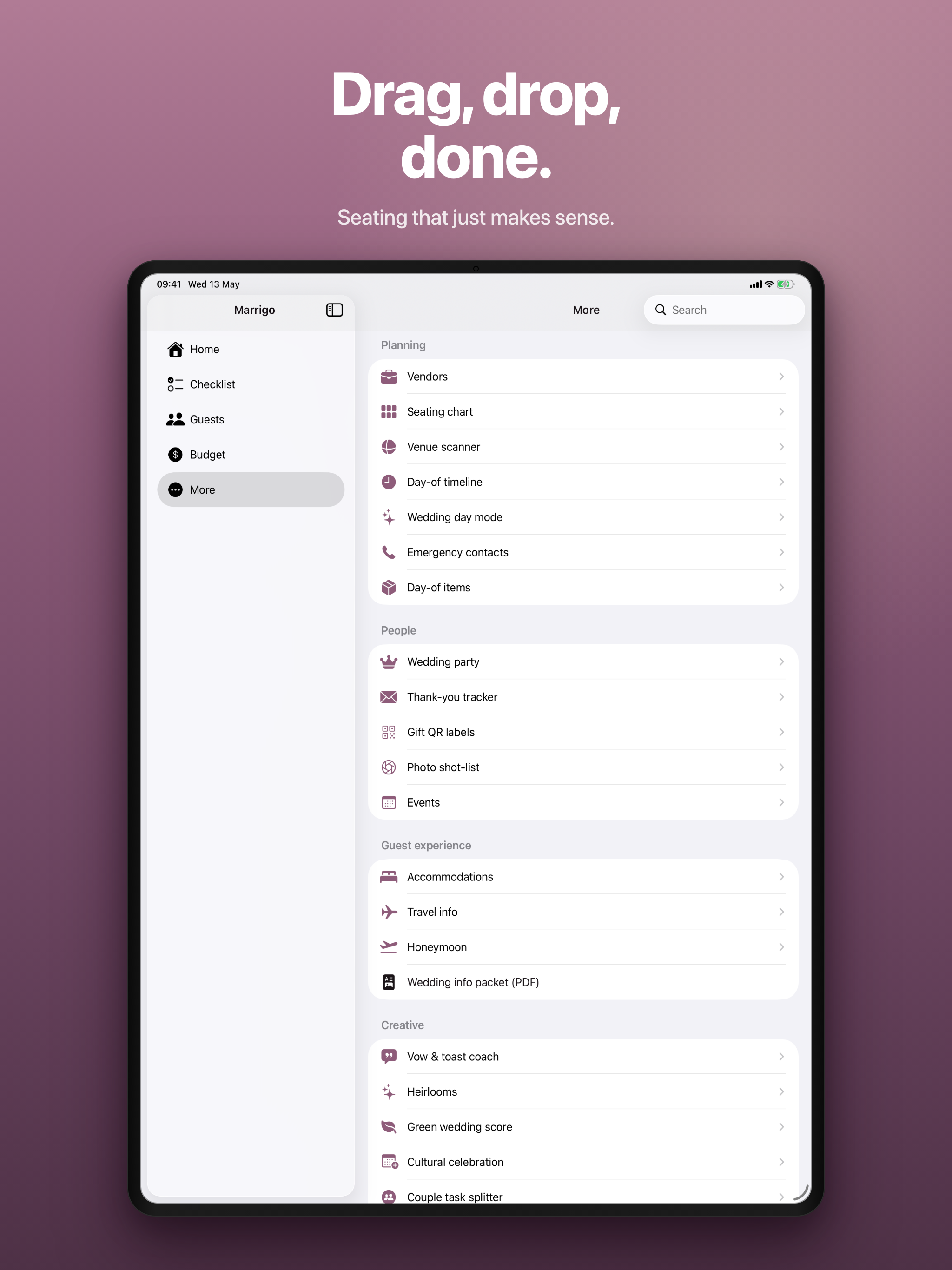 Marrigo: Wedding Planner