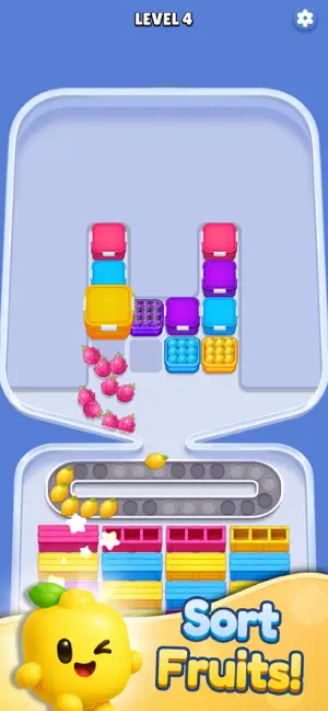 Fruit Sort - Color Puzzle screenshot 1
