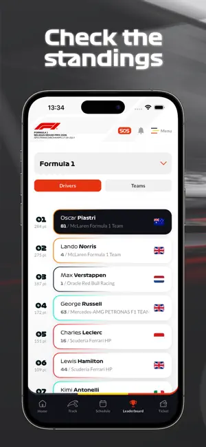 Formula 1 Belgian Grand Prix iPhone screenshot 4