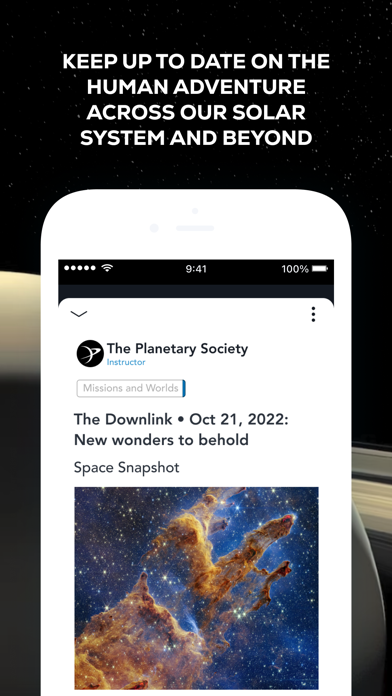 The Planetary Society Screenshot
