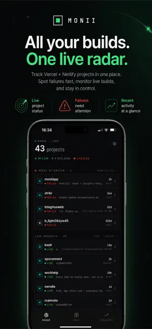 MONII: Deployments Managed screenshot 1