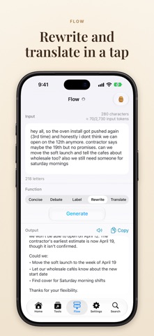 Russet: OpenRouter & Local AI iPhone screenshot