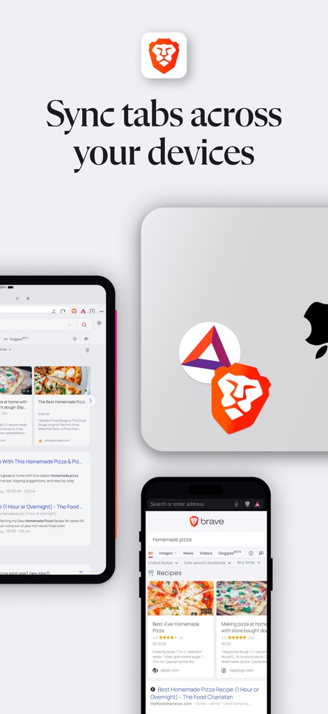 Brave Browser & Search Engine - Cross-Device Sync