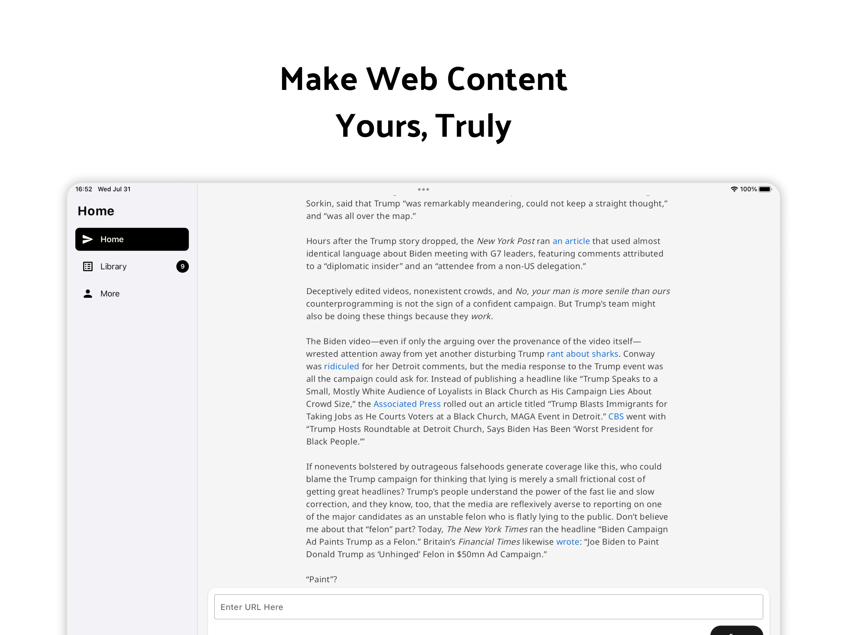 FlowFerry - Save Web Content